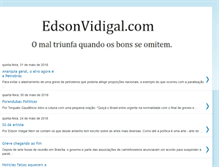 Tablet Screenshot of edsonvidigal.com